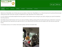 Tablet Screenshot of pets2walk.com